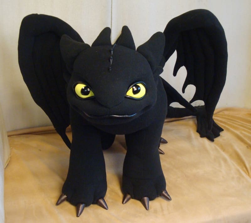 life size toothless dragon stuffed animal