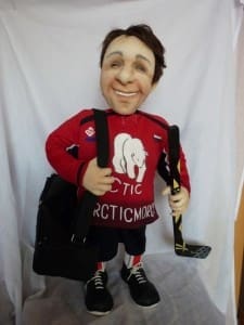 "Hockey player" doll You send us image we make a custom soft toy for you!