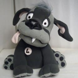 Lou the dog You send us image we make a custom soft toy for you!