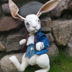 Rabbit from Alice in Wonderland You send us image we make a custom soft toy for you!