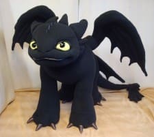 Toothless the Dragon You send us image we make a custom soft toy for you!