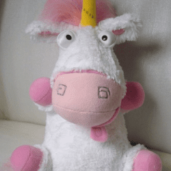 Unicorn Fluffy (Despicable Me) You send us image we make a custom soft toy for you!
