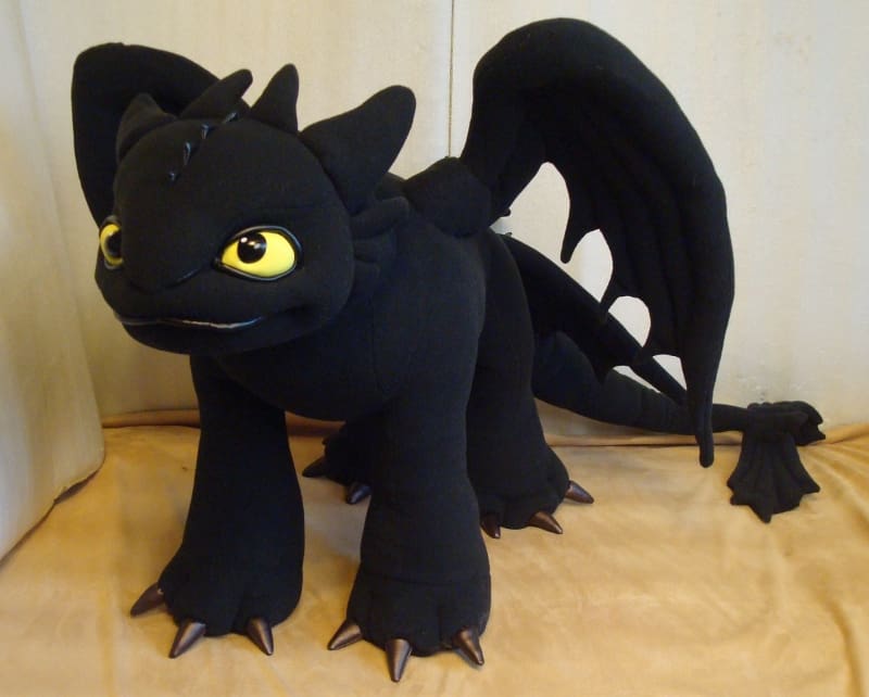 large toothless dragon plush
