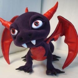 Spyro Dragon You send us image we make a custom soft toy for you!
