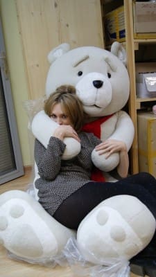 TED huge plush toy You send us image we make a custom soft toy for you!