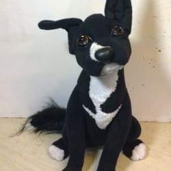 Realistic stuffed dogs: Lucky You send us image we make a custom soft toy for you!