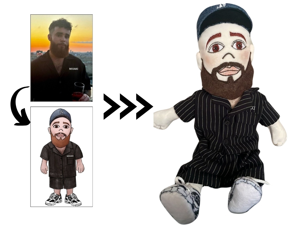 Cartoon-style Doll