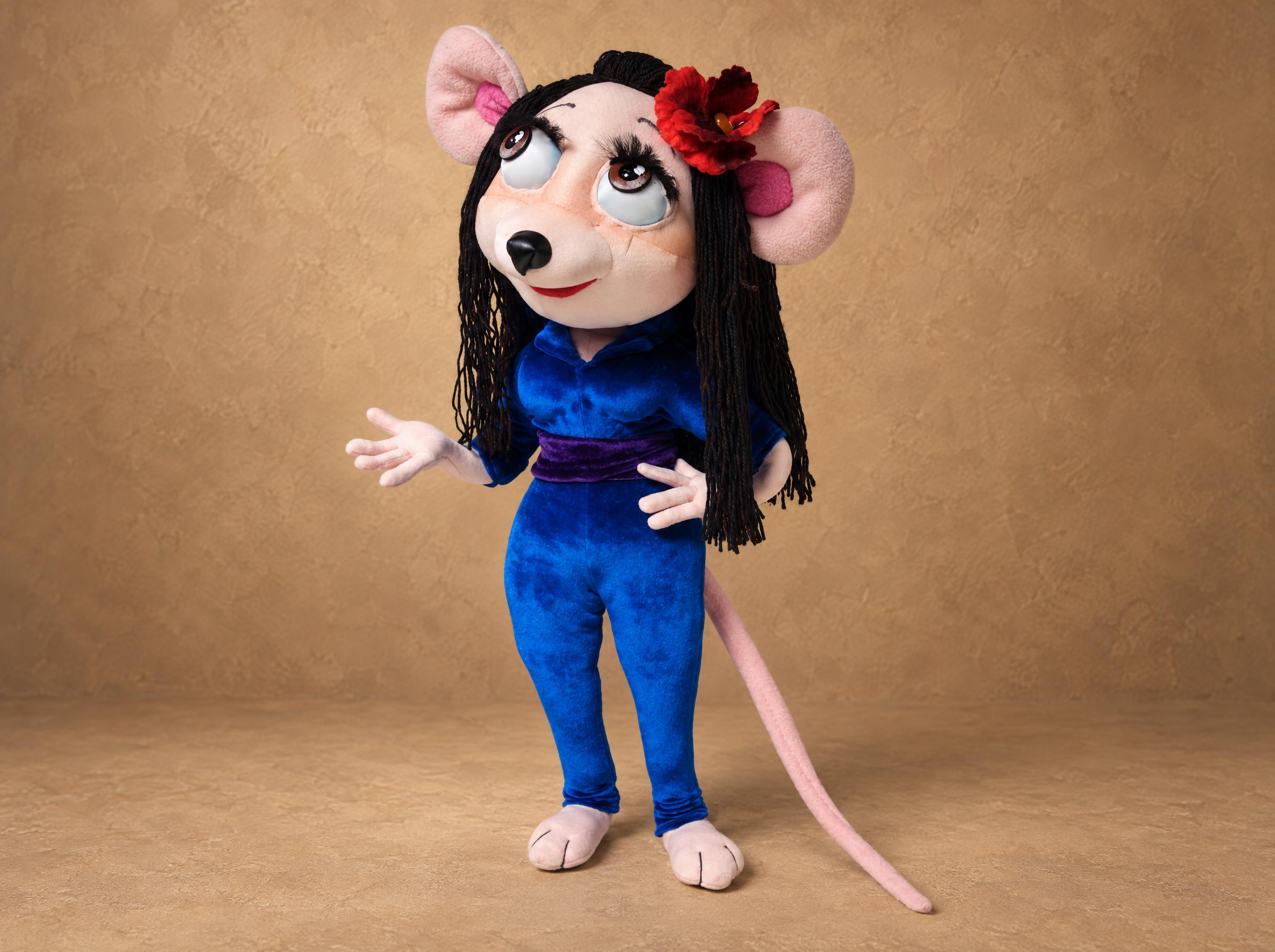 Gadget-Inspired Look-Alike Doll, a Custom Birthday Gift Gadget-inspired look-alike doll, a custom birthday gift sewn to order: painted face, dark hair, hand on her hip