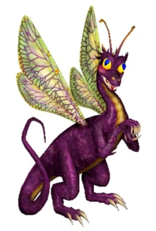 Faerie Dragon reference art, Heroes 3 Faerie Dragon art from Heroes of Might and Magic III, the reference used for this custom plush