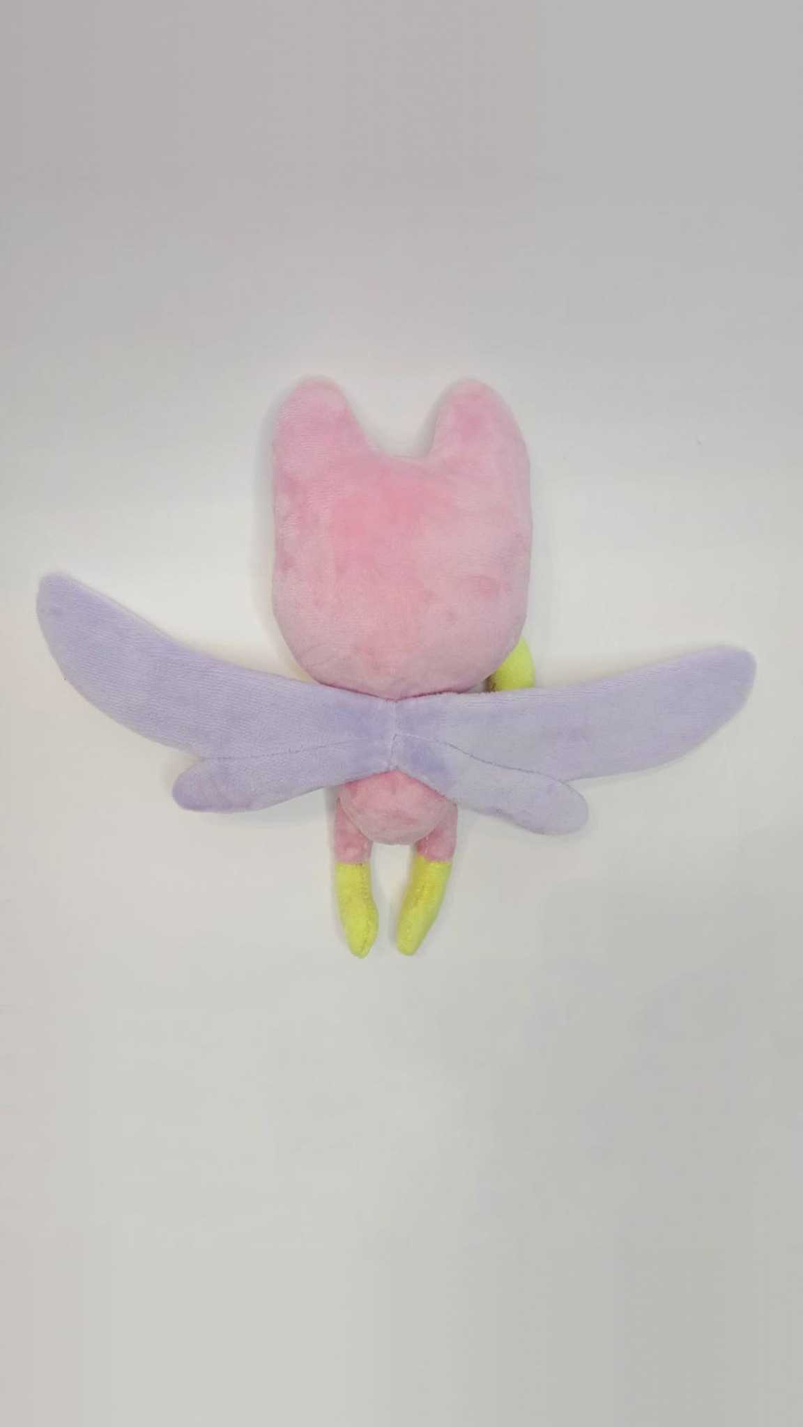 Custom fairy cat plush: Kotofeechka from Fantasy Patrol with two pairs of lilac wings on its back, to order