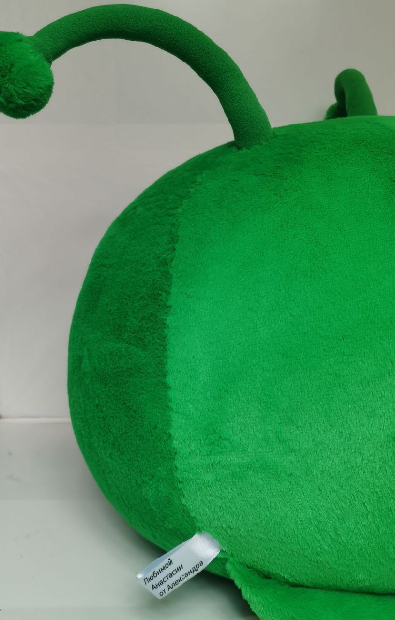 Mooncake plush with a personal tag Mooncake plush with a personal message tag sewn into its side, a custom Final Space gift made to order