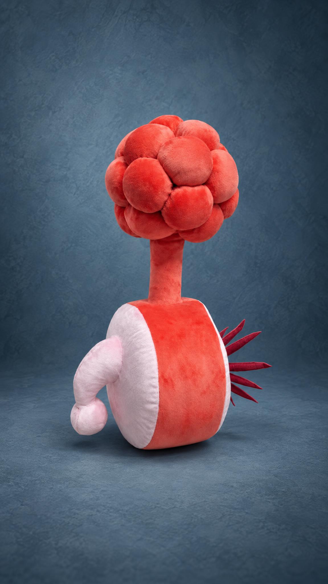 Custom plumbus plush, the Rick and Morty household device as a 60 cm soft toy, sewn by hand to order