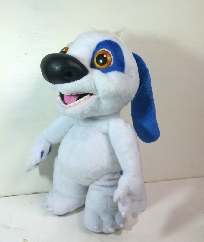 Talking Hank plush with open grin Handmade Talking Hank plush with his open grin, white teeth, pink tongue and blue eye patch, sewn to order