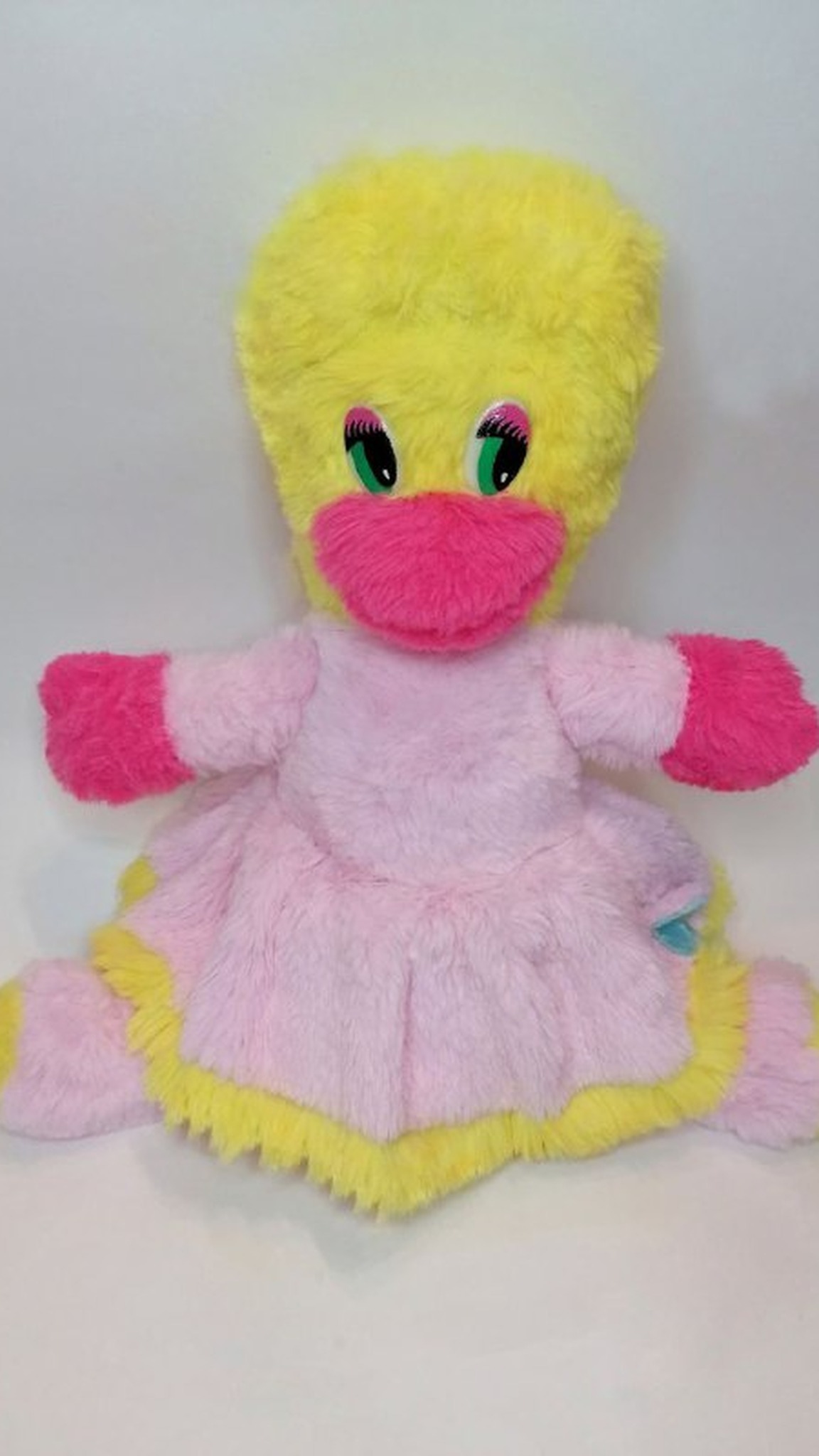 Vintage-style Webby Vanderquack plush, handmade to order from photos of a childhood DuckTales toy